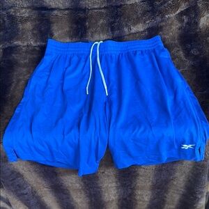 Reebok Blue Athletic Performance Shorts